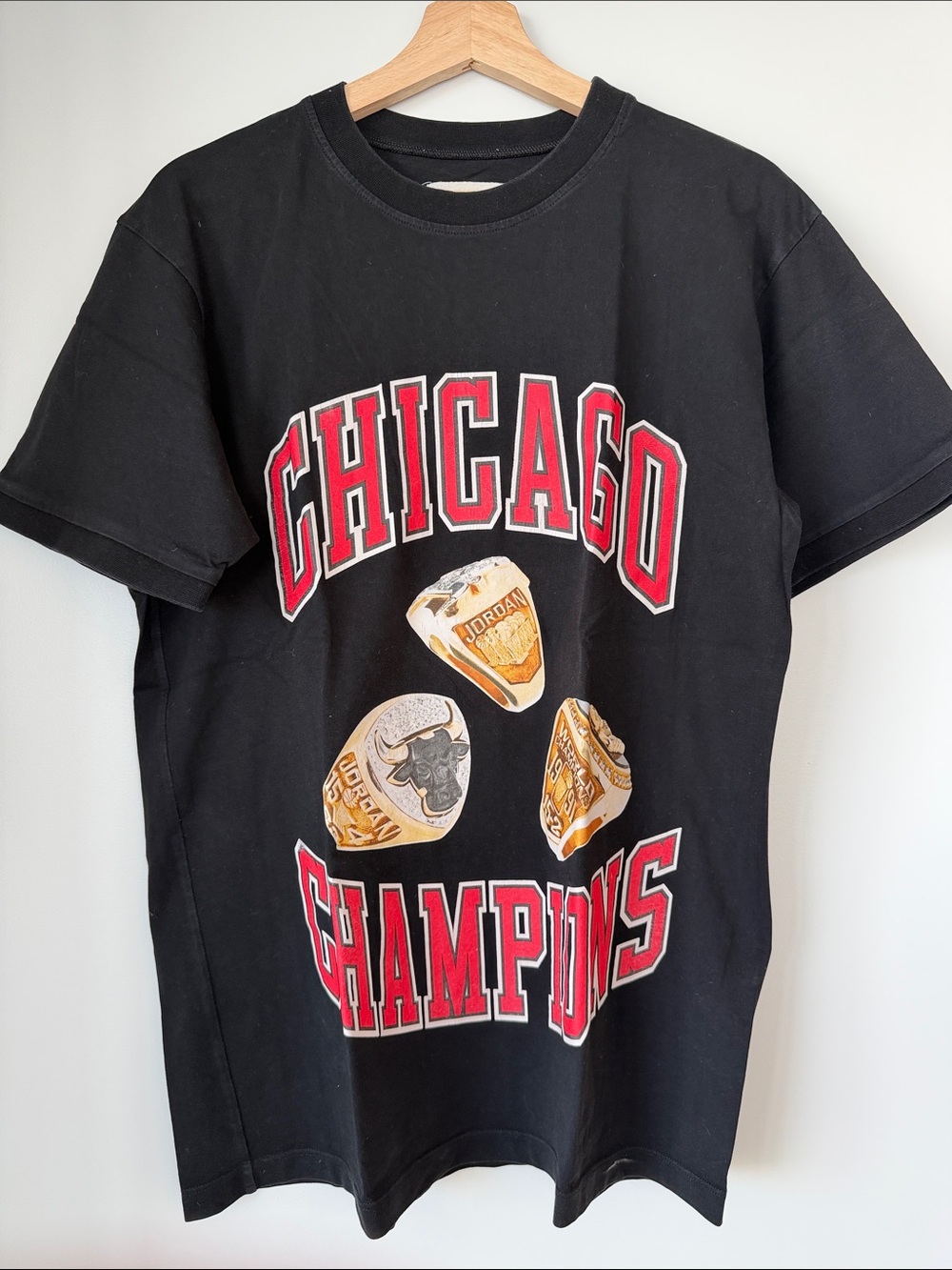 Ih Nom Uh Nit Chicago Bulls Championship Rings T-Shirt